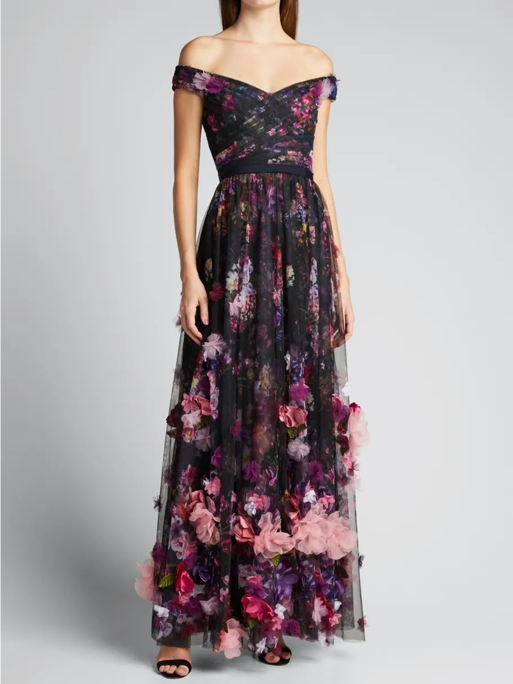 Marchesa Notte maxi formal dress size 12 NWOT